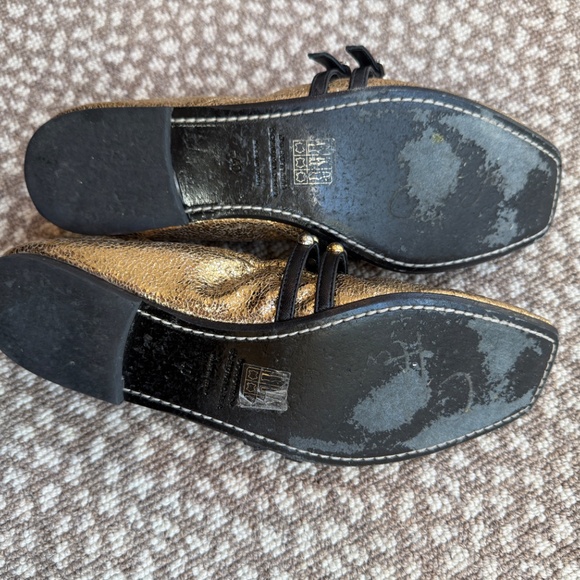 Ann Mashburn Gold Studded Ballet Flats size 40/9.5 - Picture 8 of 8